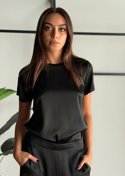 T-shirt basic in viscosa -ZAHJR