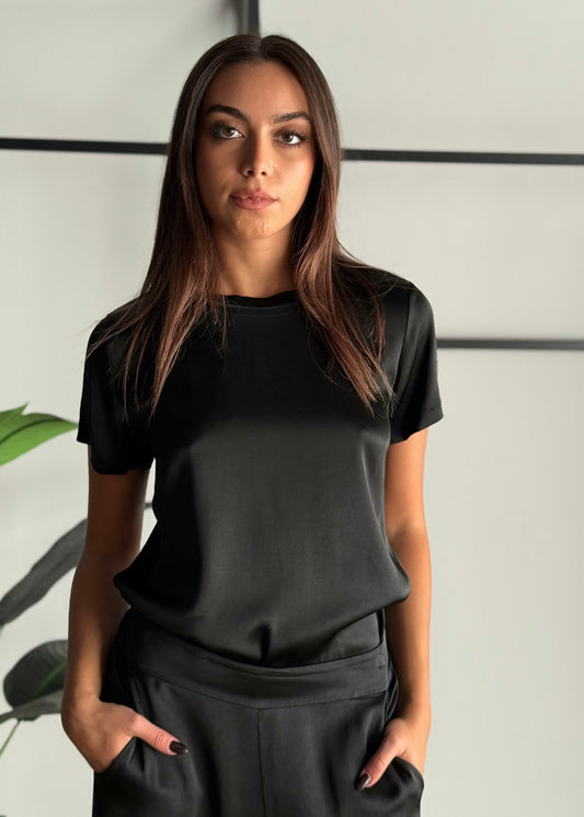 T-shirt basic in viscosa -ZAHJR