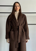Carica l'immagine nel visualizzatore della galleria, Cappotto E-WOMAN con cintura
