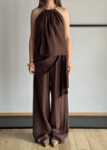 Carica l'immagine nel visualizzatore della galleria, Pantalone PHILIALOFT con drappeggio

