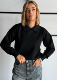 Carica l'immagine nel visualizzatore della galleria, Maglia polo nera - ZAHJR
