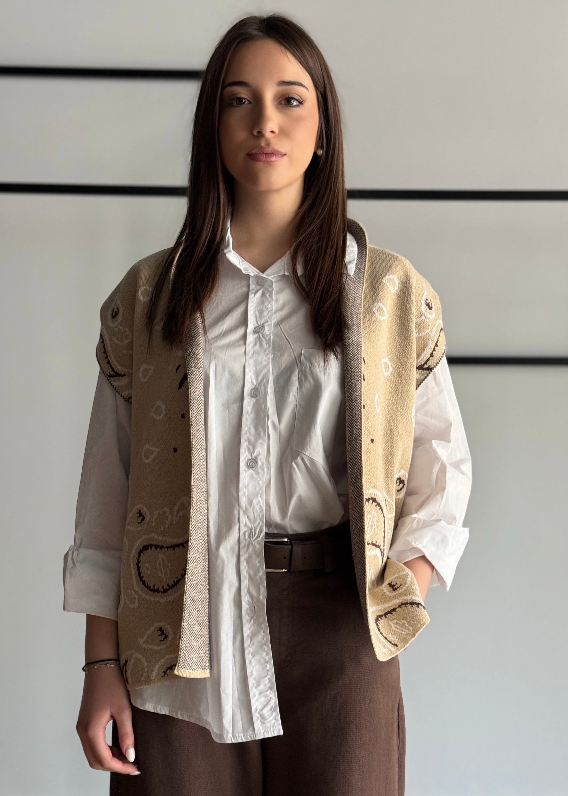 Gilet KONTATTO jacquard