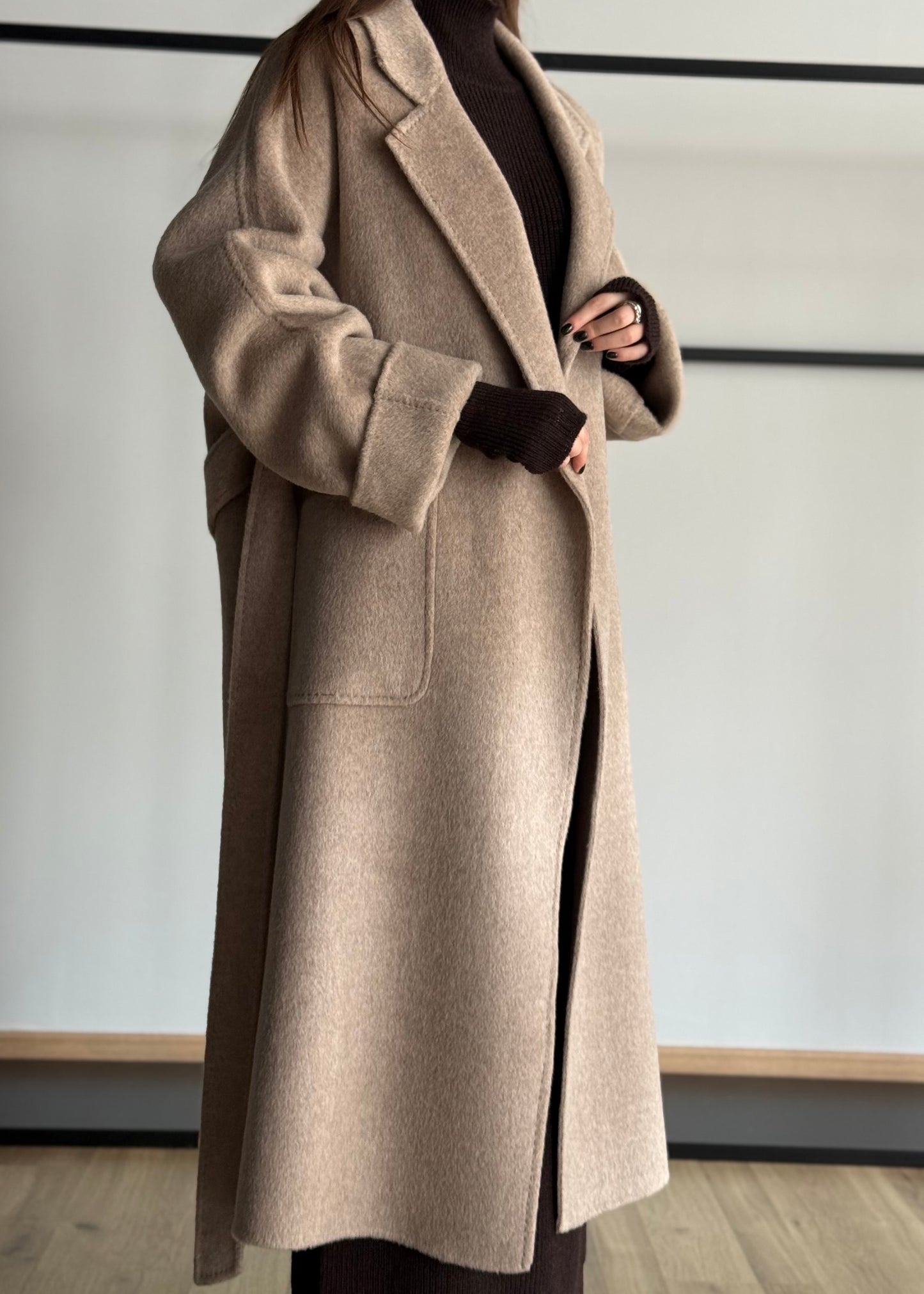 Cappotto E-WOMAN con cintura