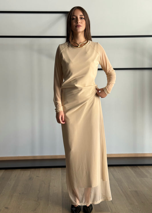 Abito lungo in tulle -KONTATTO