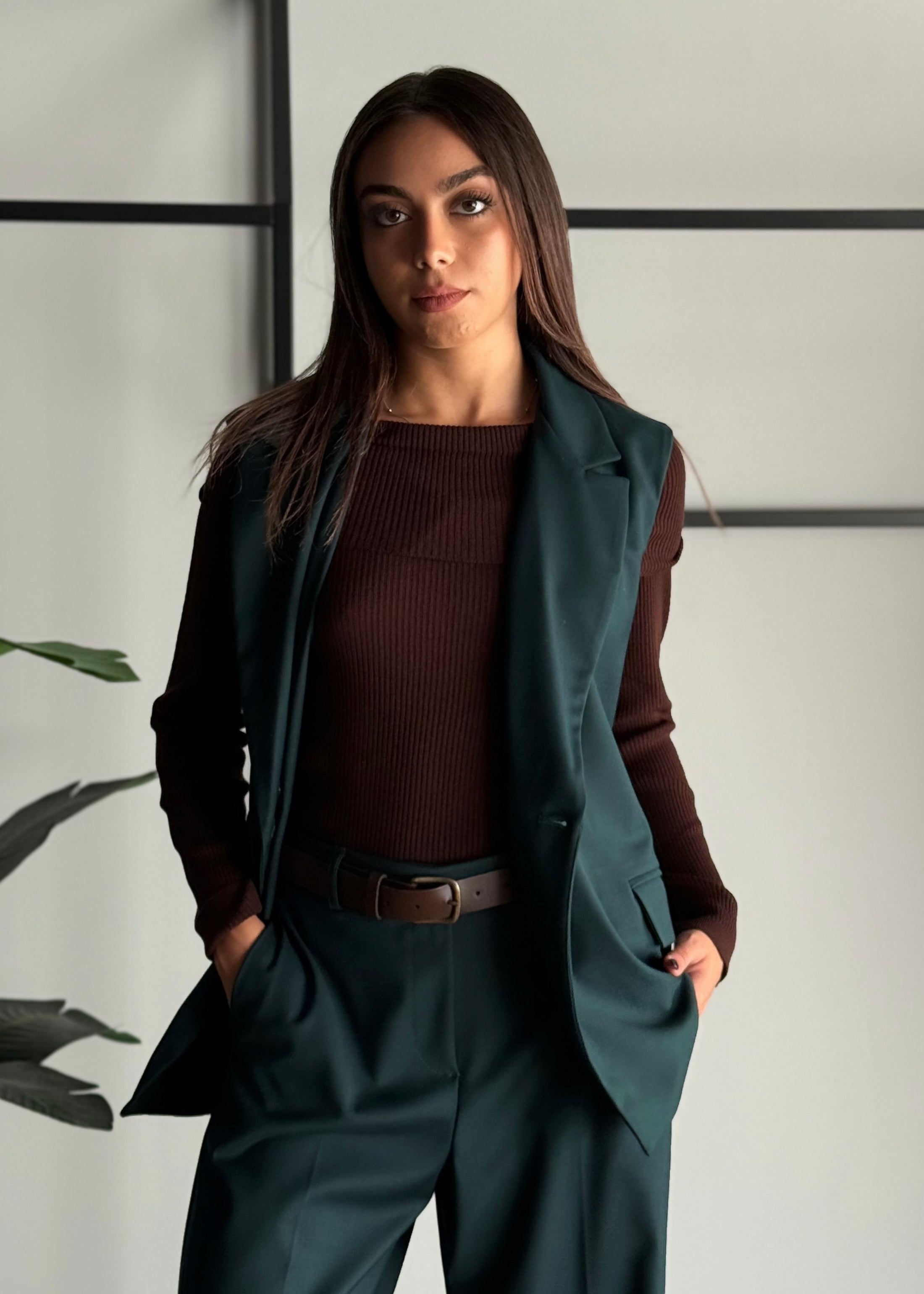 Gilet doppiopetto con revers -ZAHJR