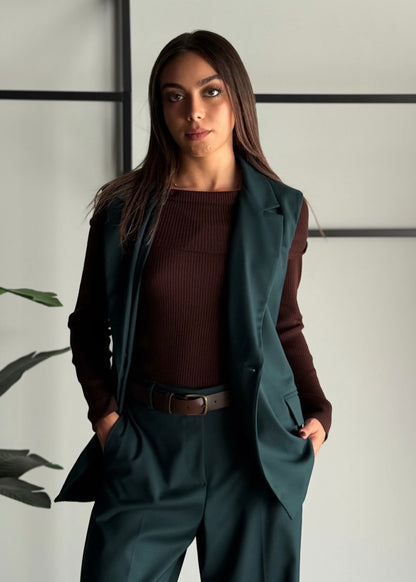 Gilet doppiopetto con revers -ZAHJR