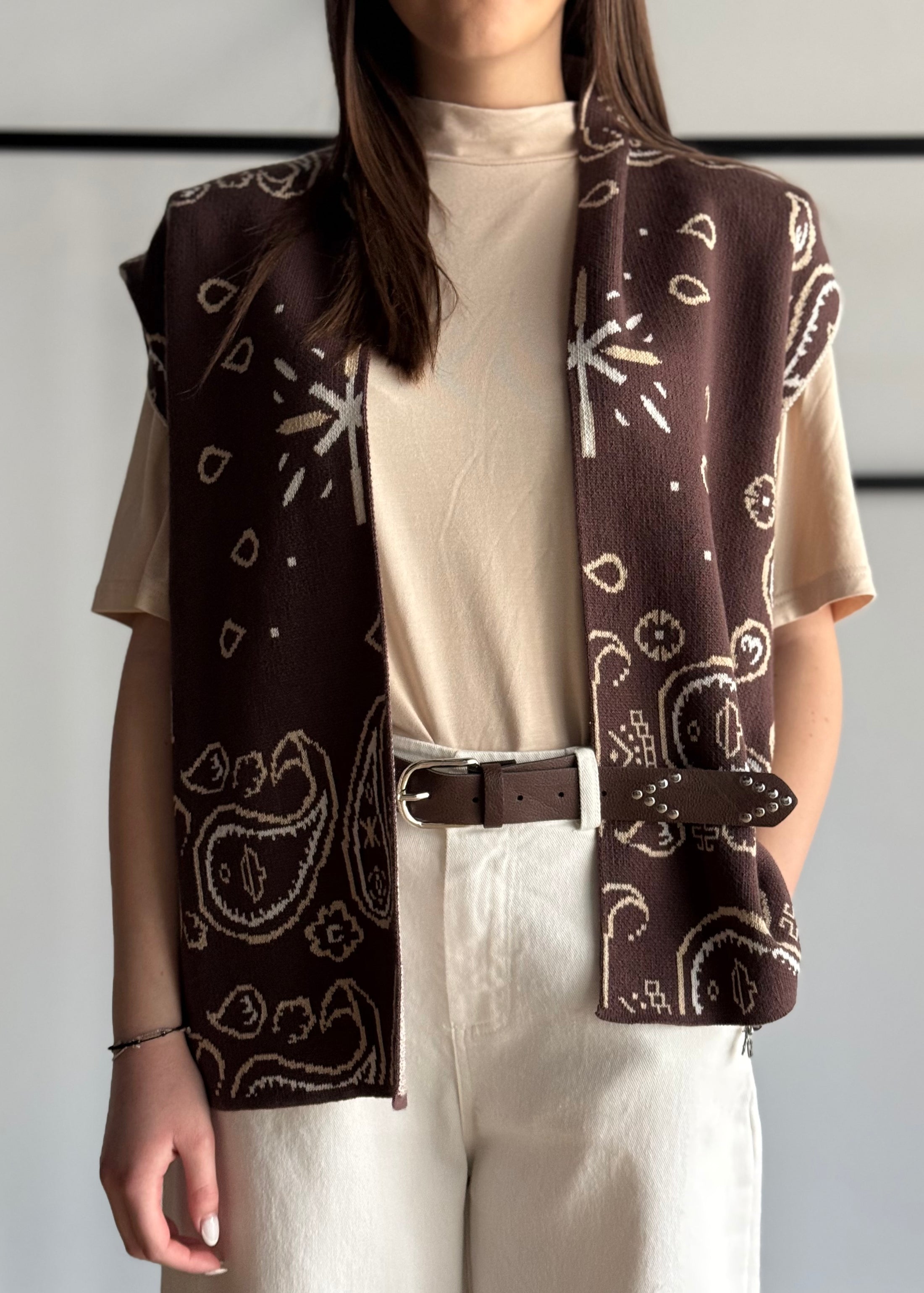 Gilet KONTATTO jacquard
