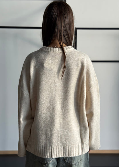 Maglia over in misto lana -KONTATTO