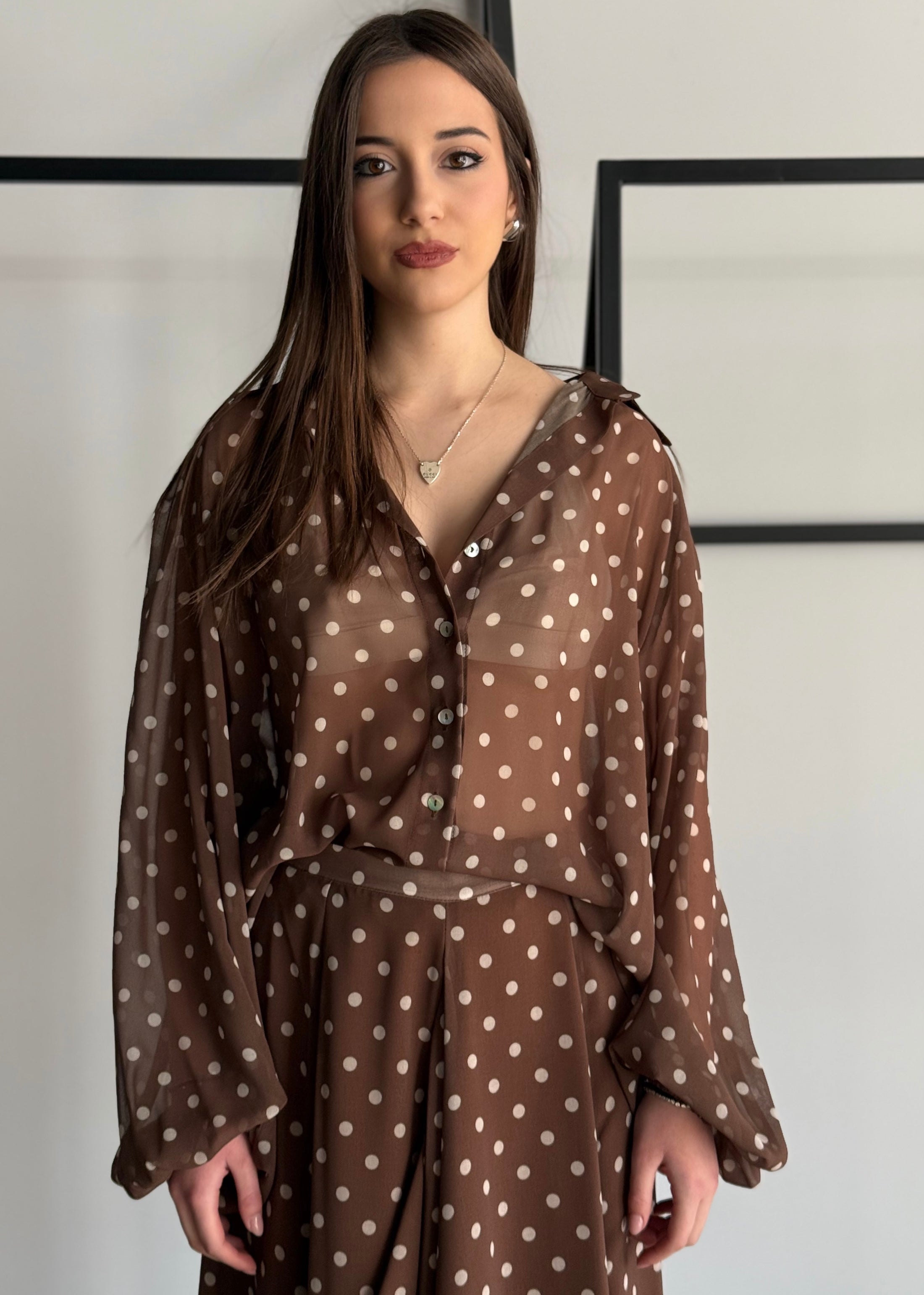 Camicia KONTATTO a pois