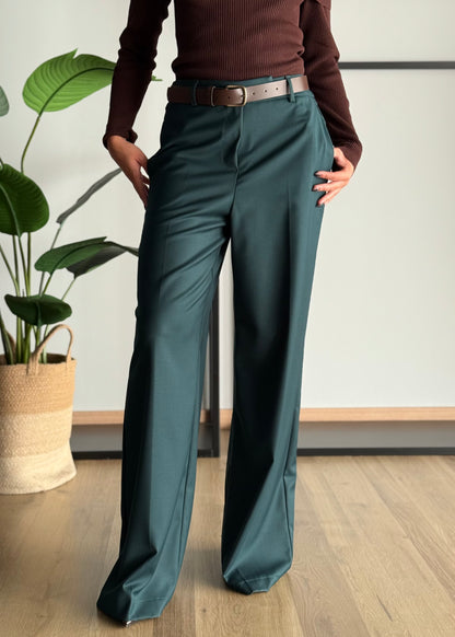 Pantaloni a palazzo con cintura -ZAHJR