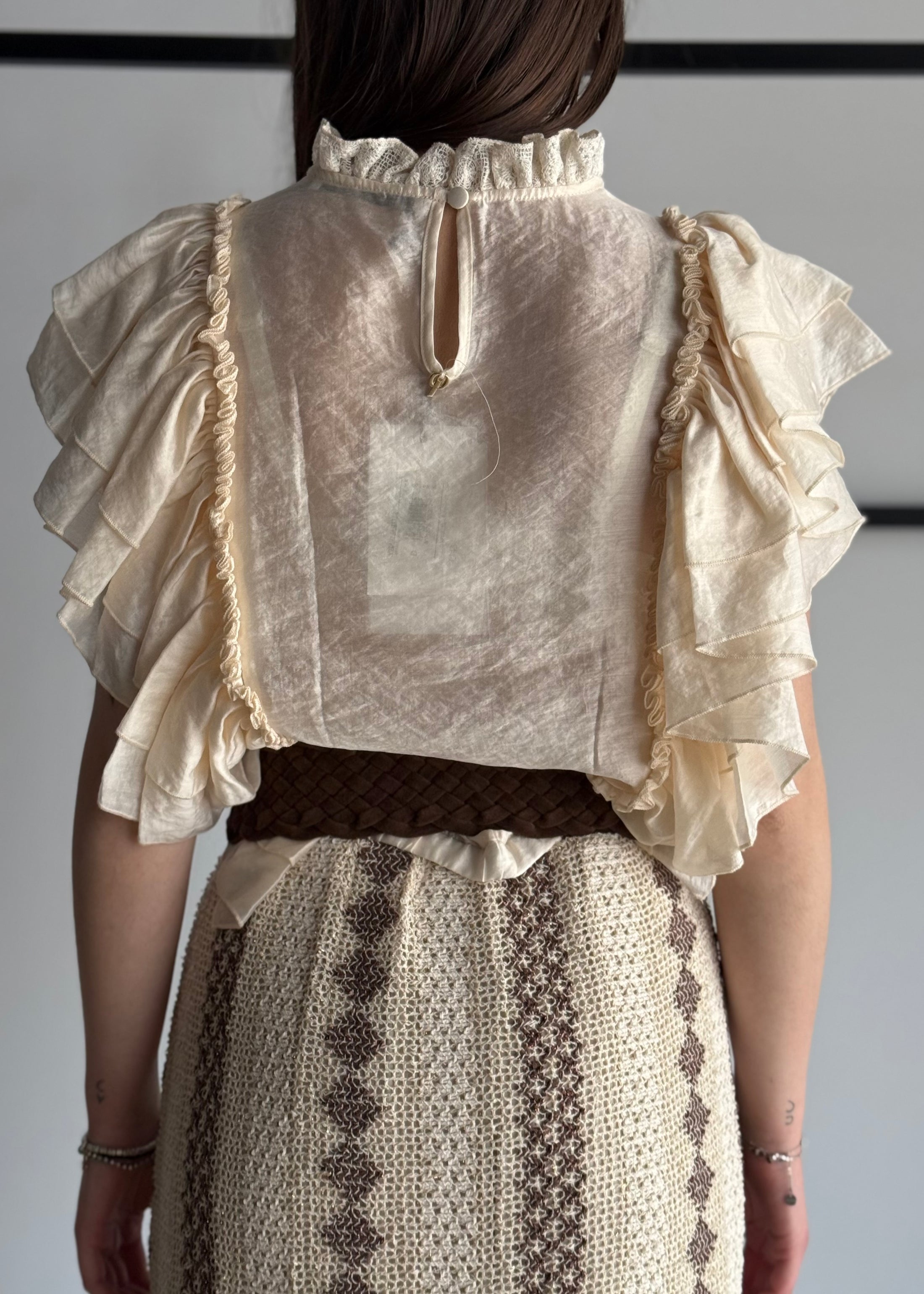 Top PHILIALOFT con rouches