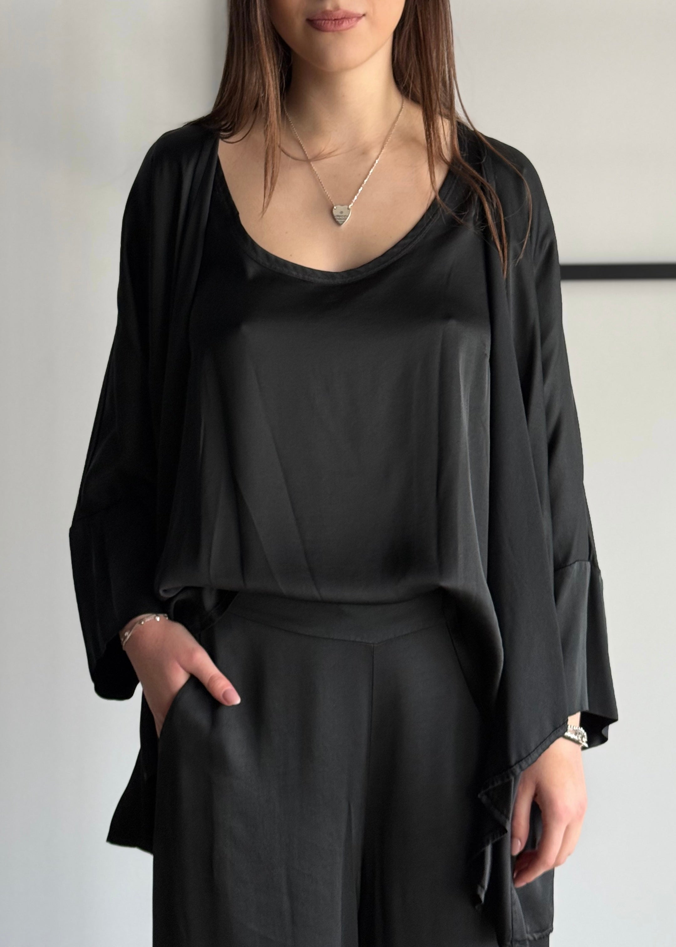 Kimono ZAHJR in raso