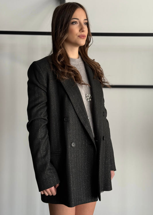 Blazer KONTATTO doppiopetto con lurex