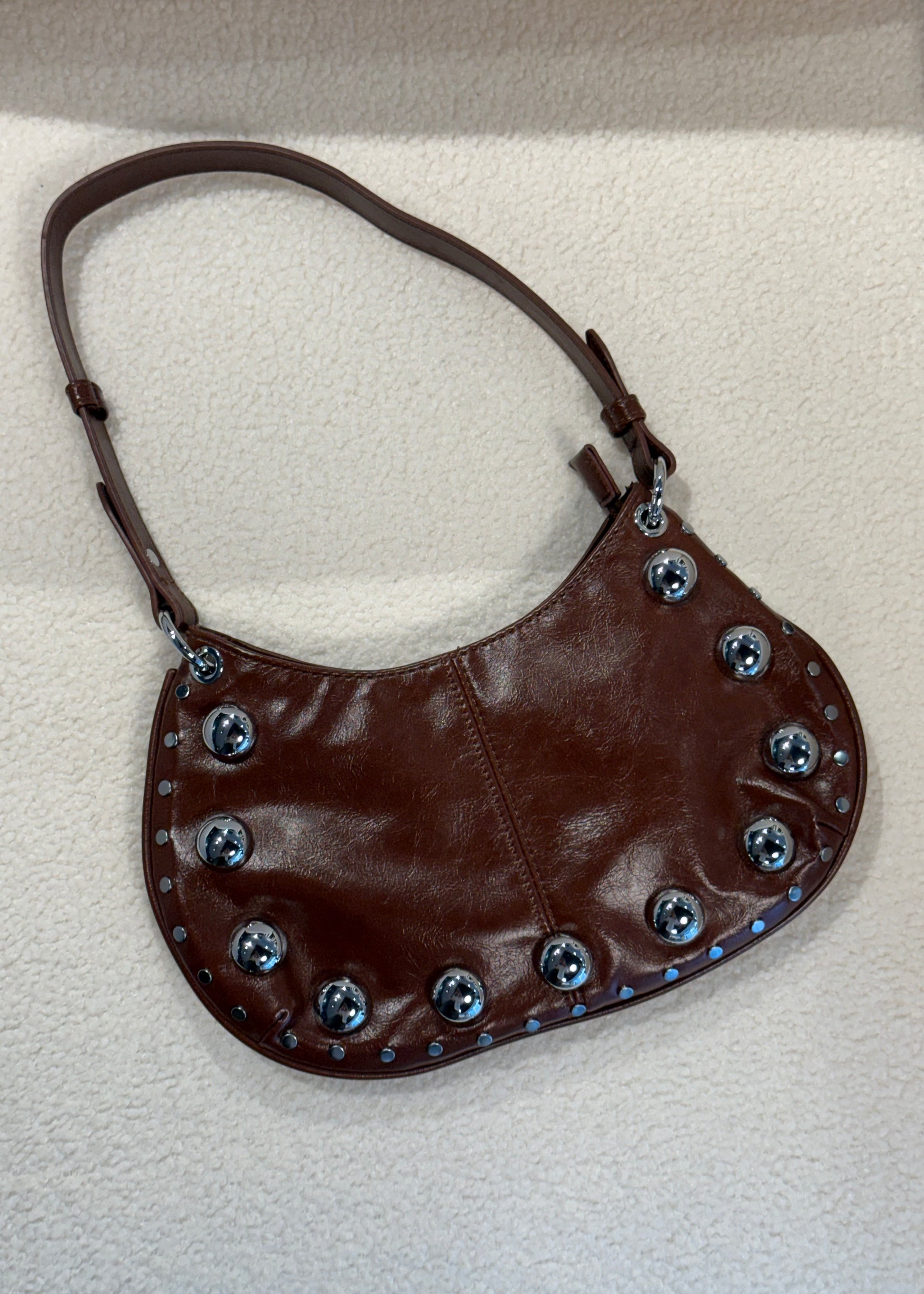 Borsa baguette THEVICE cuoio