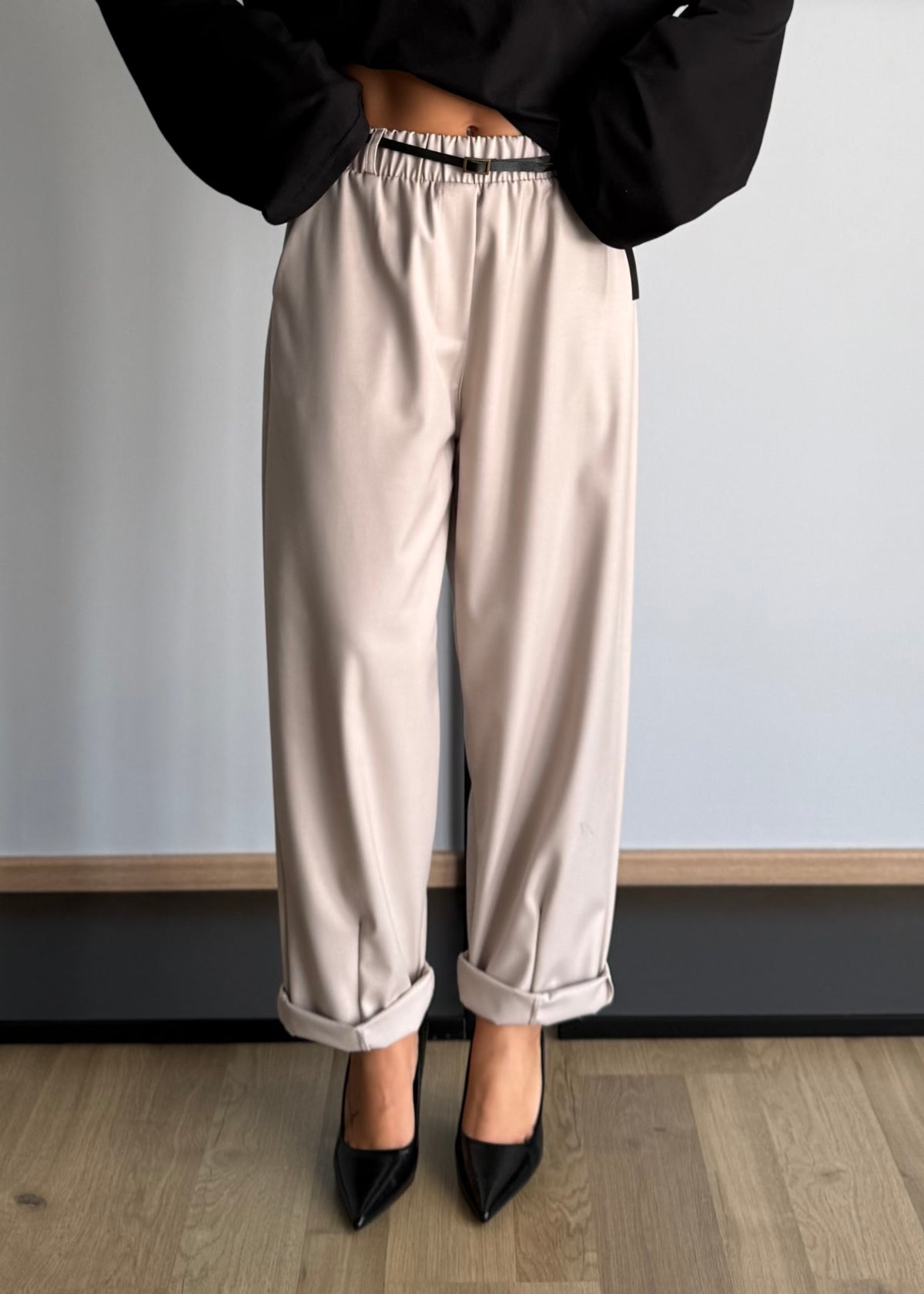 Pantalone carrot con cintura - PHILIALOFT