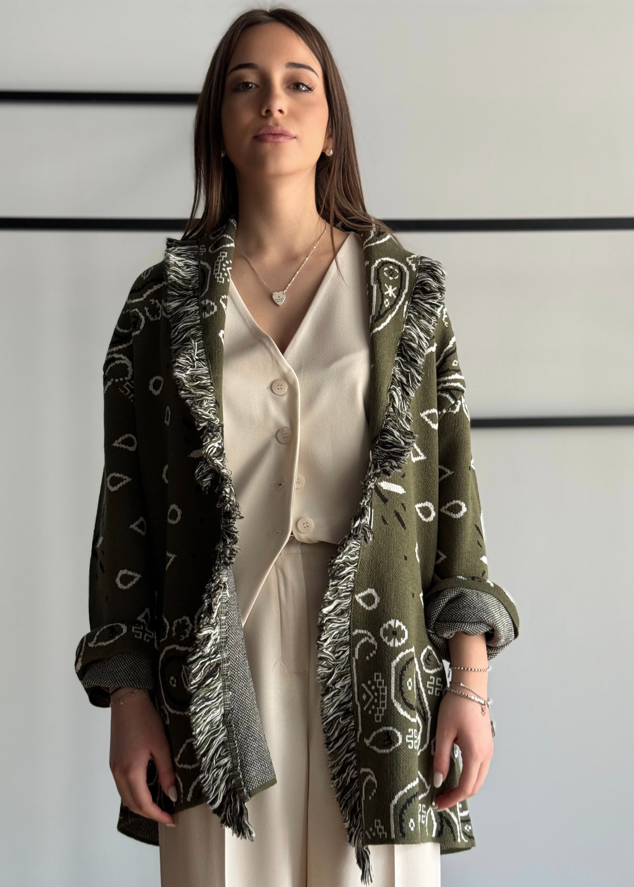 Cardigan KONTATTO jacquard