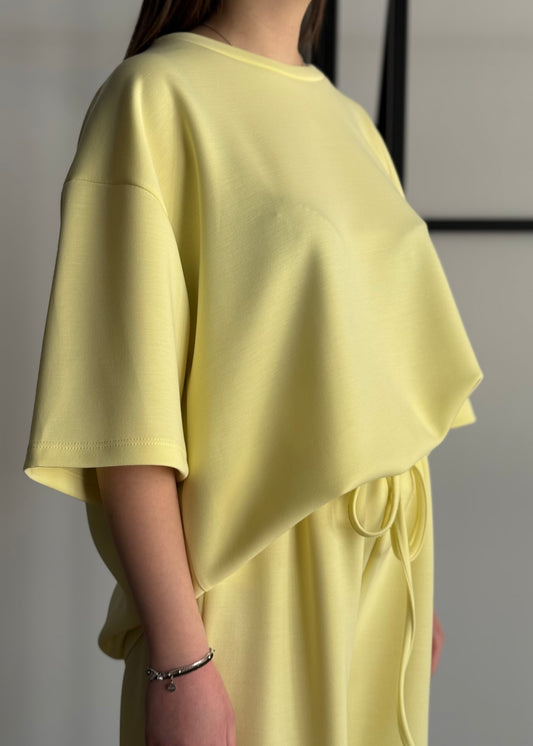 Felpa over ZAHJR giallo