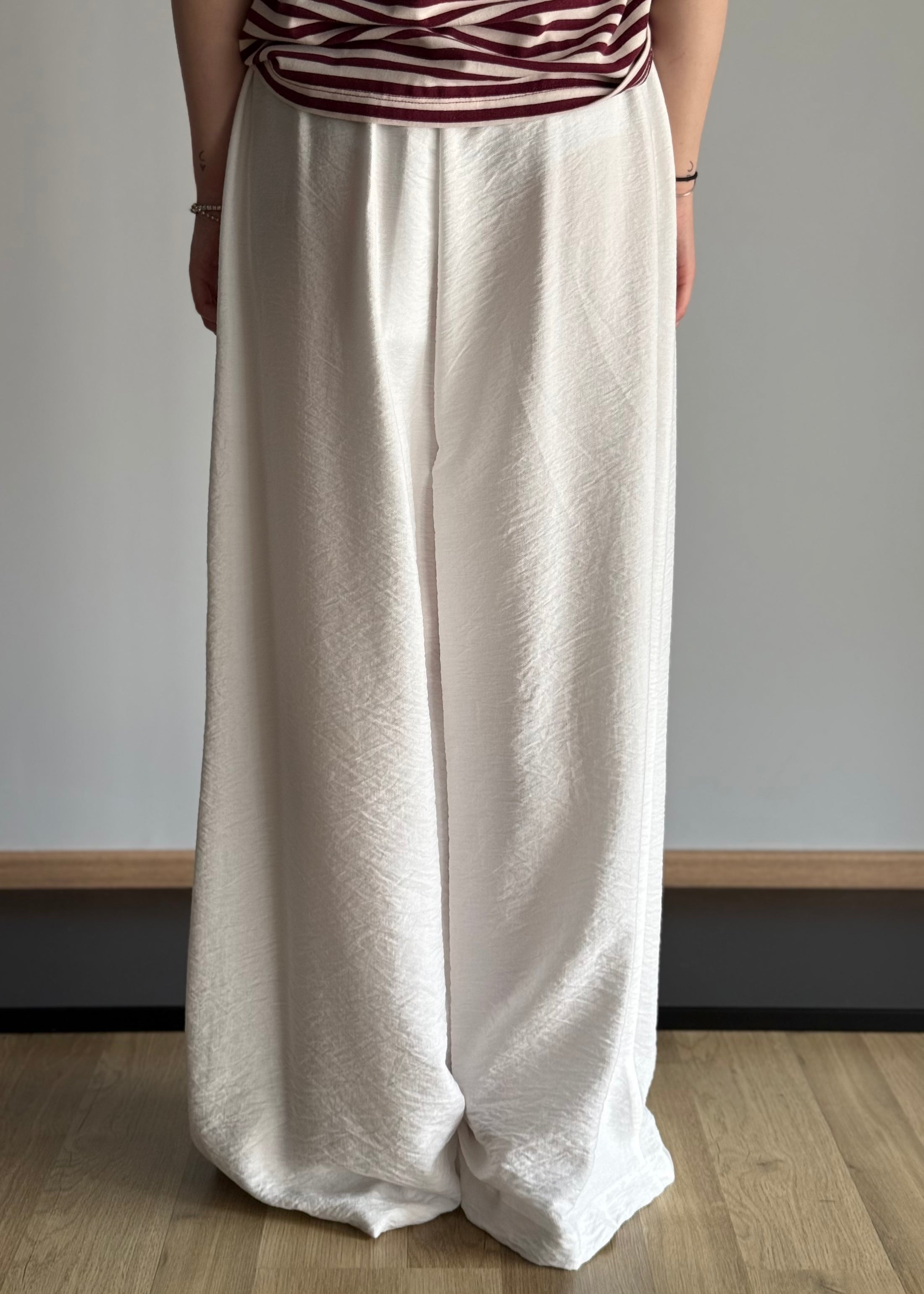 Pantalone palazzo ZAHJR bianco