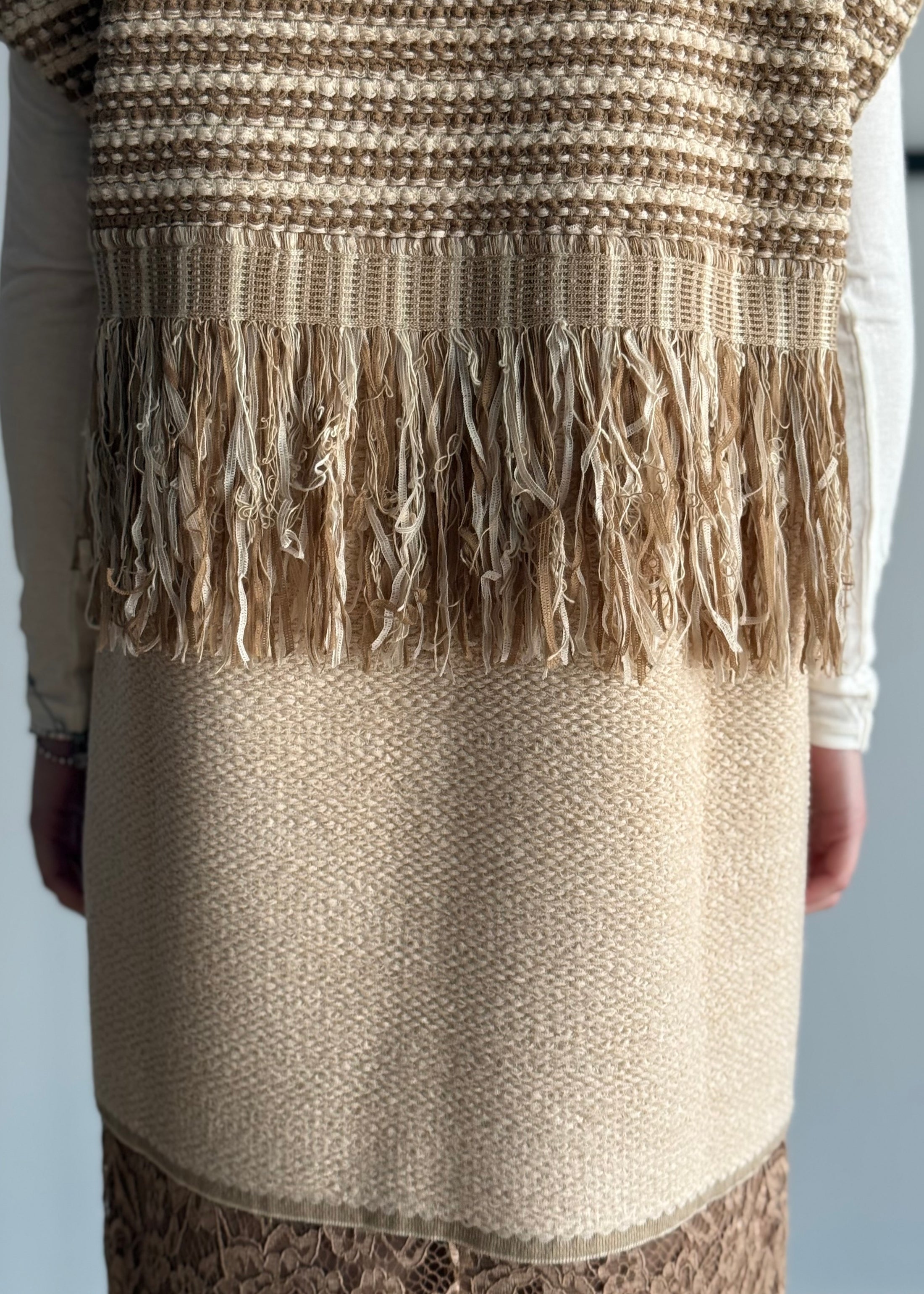 Gilet KONTATTO in maglia bouclé