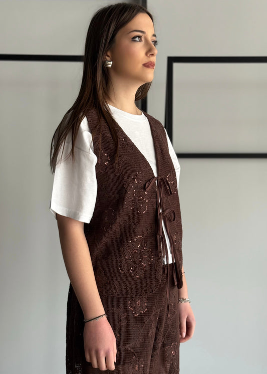 Gilet ZAHJR in crochet