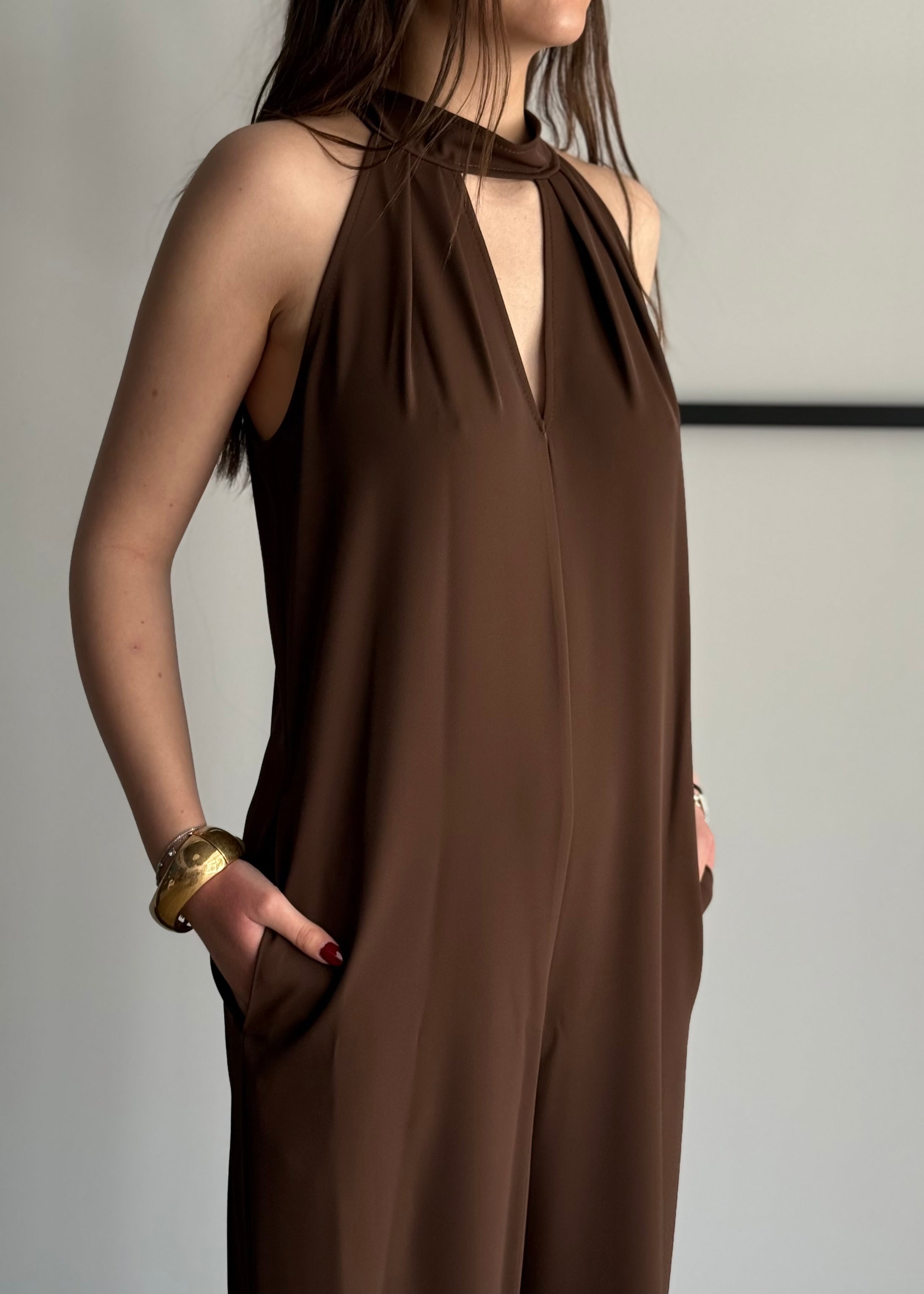 Tuta moro KONTATTO con scollo halter