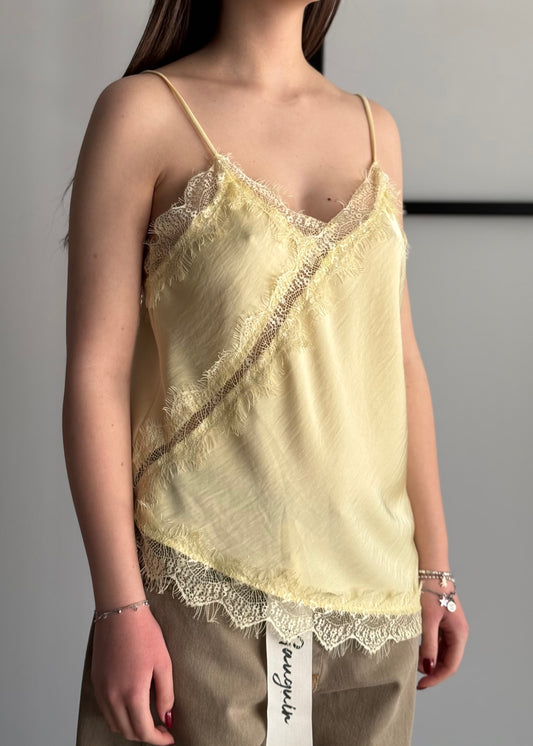 Top lingerie THEVICE giallo