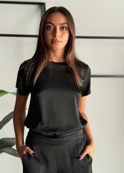T-shirt basic in viscosa -ZAHJR