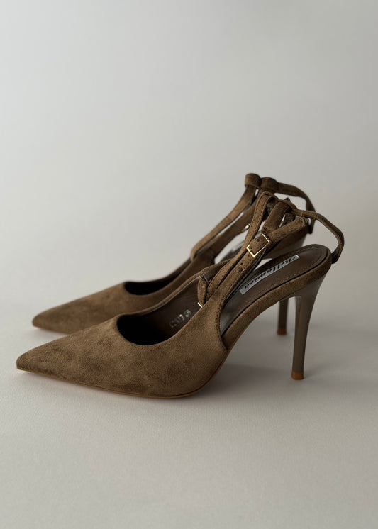 Décolleté Slingback THEVICE in camoscio