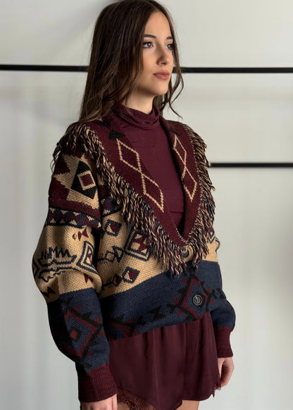 Cardigan ZAHJR jacquard