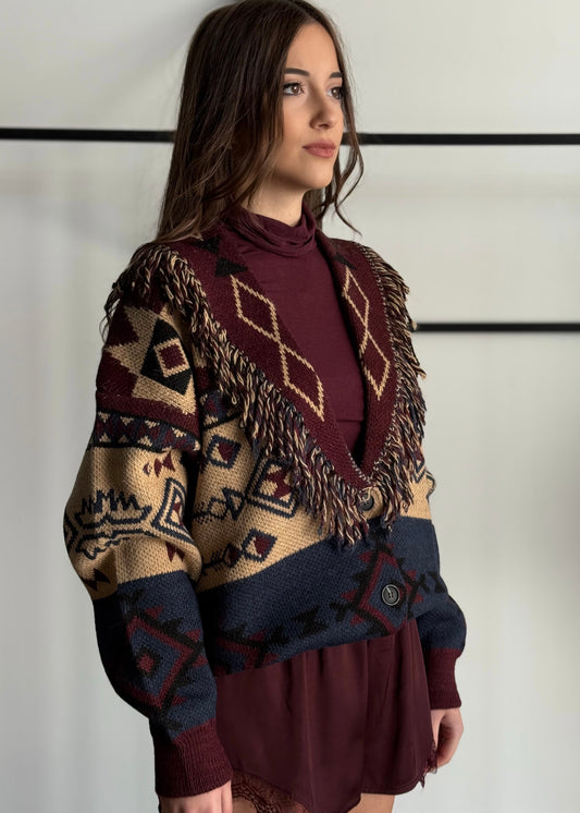 Cardigan ZAHJR jacquard