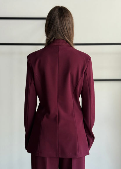 Giacca doppiopetto bordeaux -ZAHJR