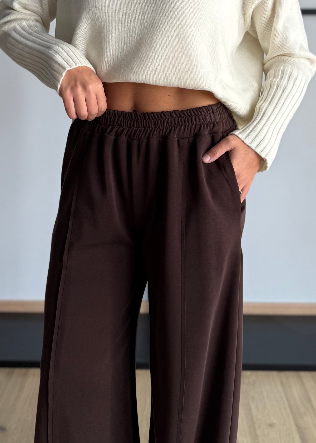 Pantalone tuta moro