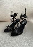 Carica l'immagine nel visualizzatore della galleria, Sandali lace-up THEVICE neri
