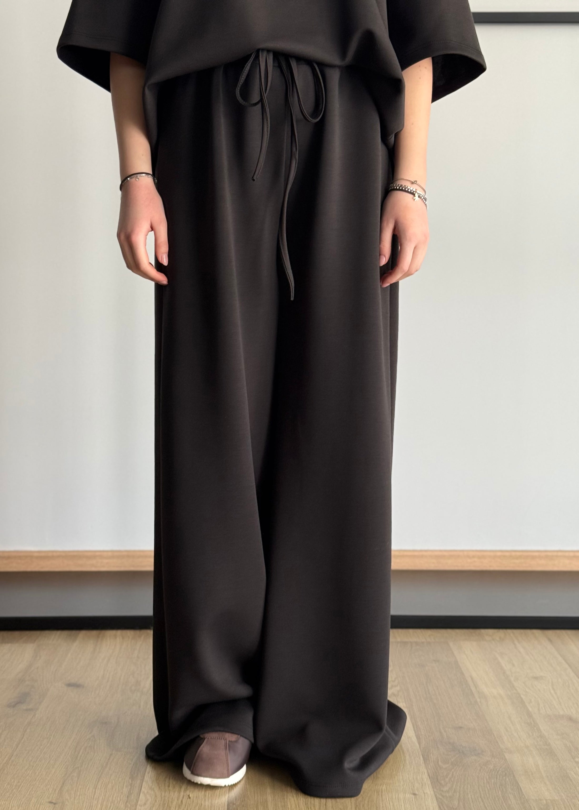 Pantalone ZAHJR con coulisse nero