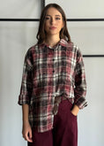 Carica l'immagine nel visualizzatore della galleria, Camicia in flanella a quadri oversize
