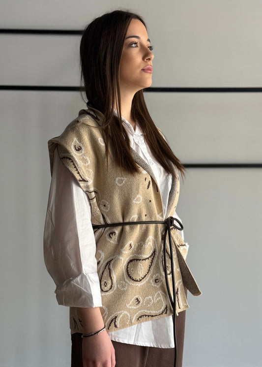 Gilet KONTATTO jacquard
