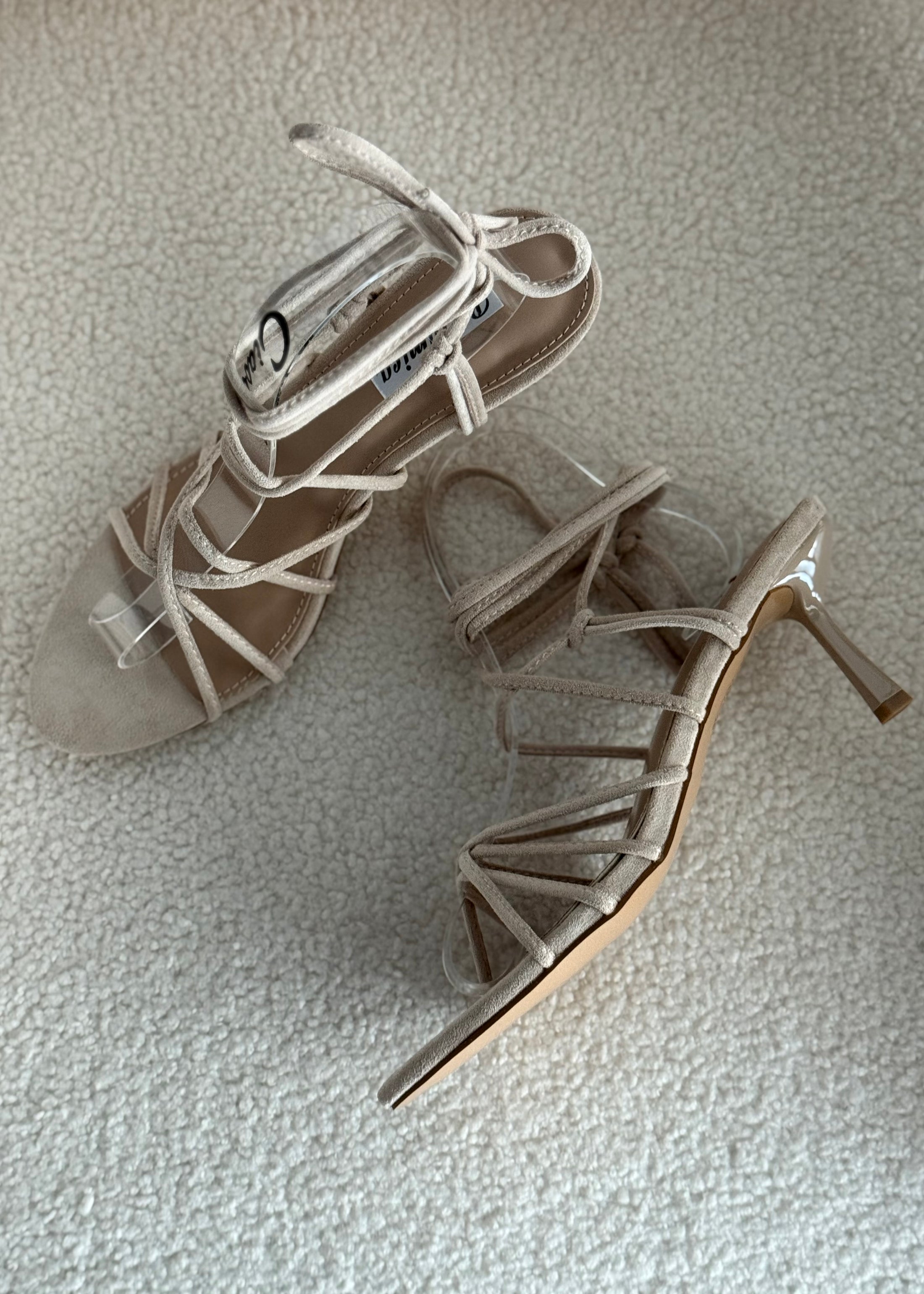 Sandali lace-up THEVICE beige