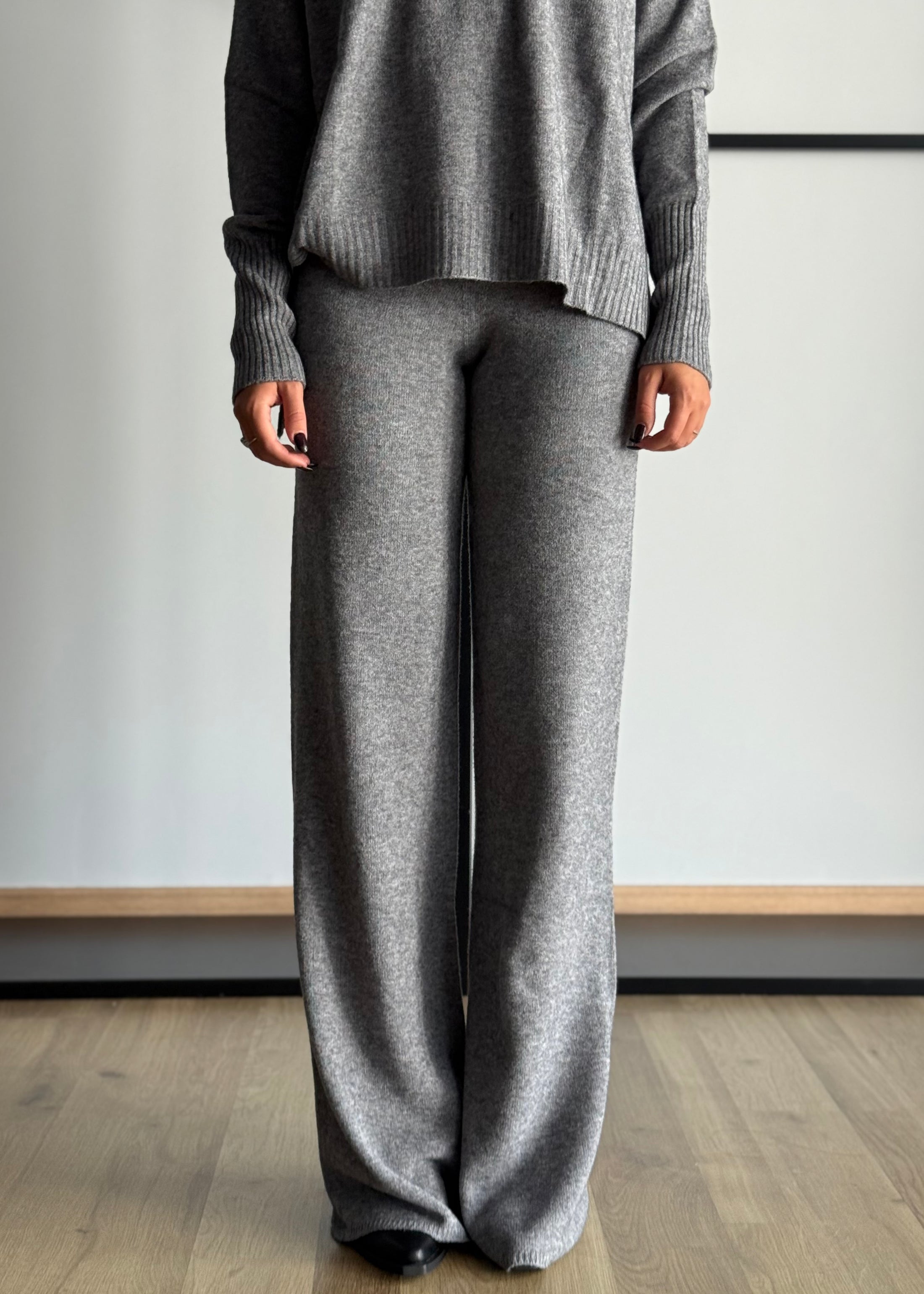 Pantaloni in viscosa a palazzo -KONTATTO