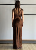 Carica l'immagine nel visualizzatore della galleria, Abito lungo KONTATTO con pizzo
