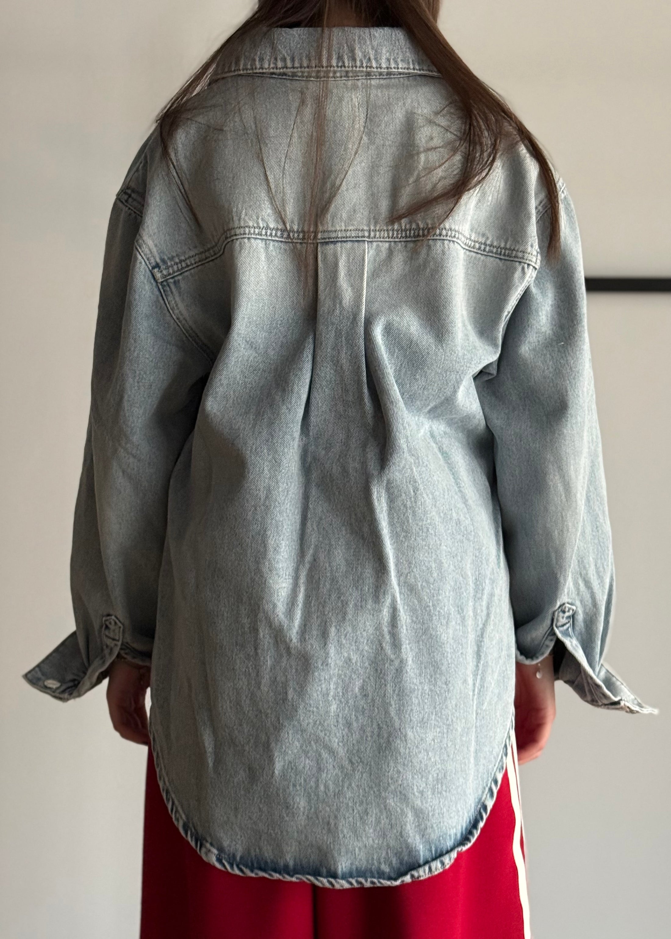 Giacca camicia KONTATTO in denim