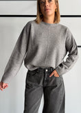 Carica l'immagine nel visualizzatore della galleria, Maglia 100%lana grigio - ZAHJR
