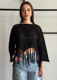 Carica l'immagine nel visualizzatore della galleria, Maglia KONTATTO con frange

