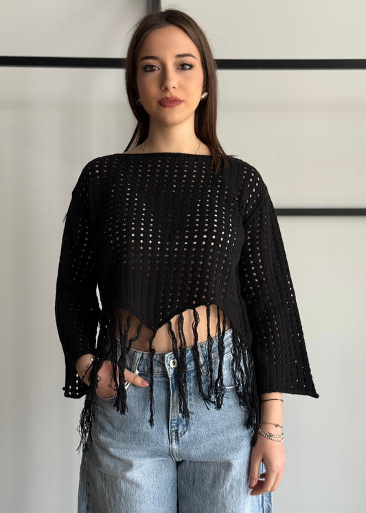 Maglia KONTATTO con frange