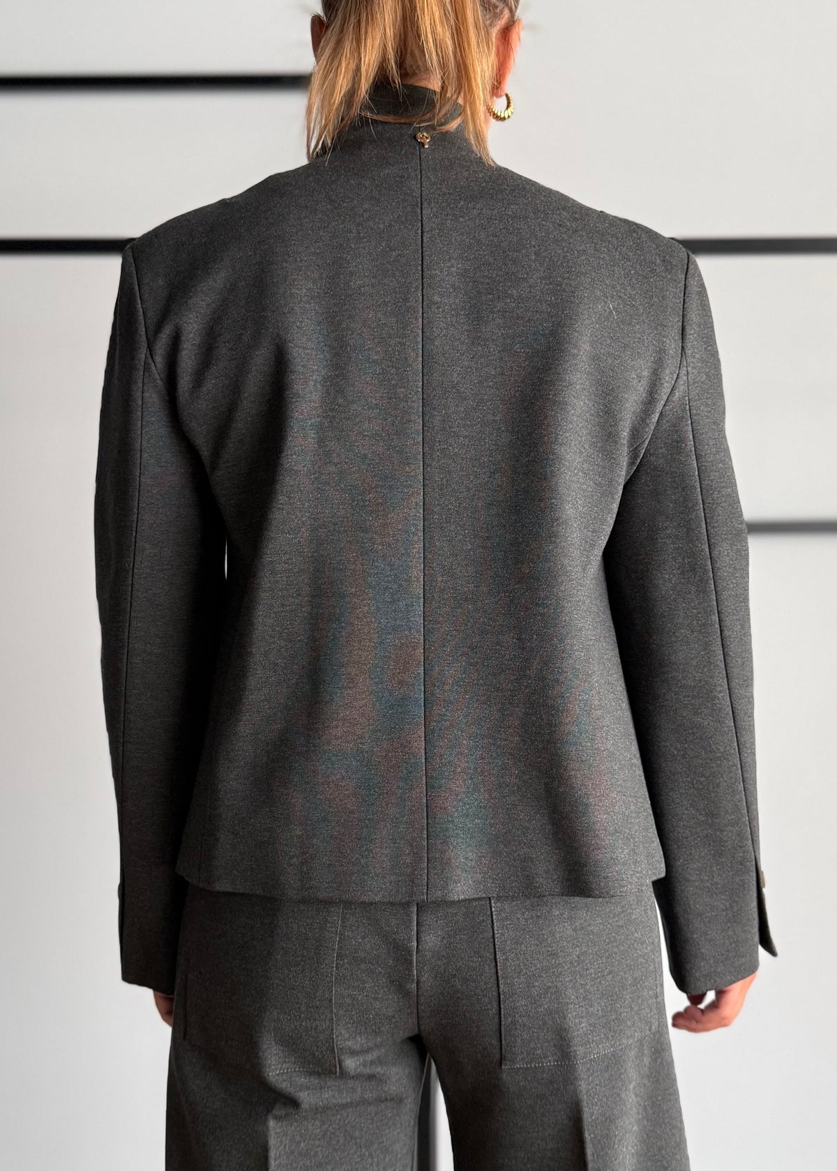 Blazer grigio asimmetrico - PHILIALOFT