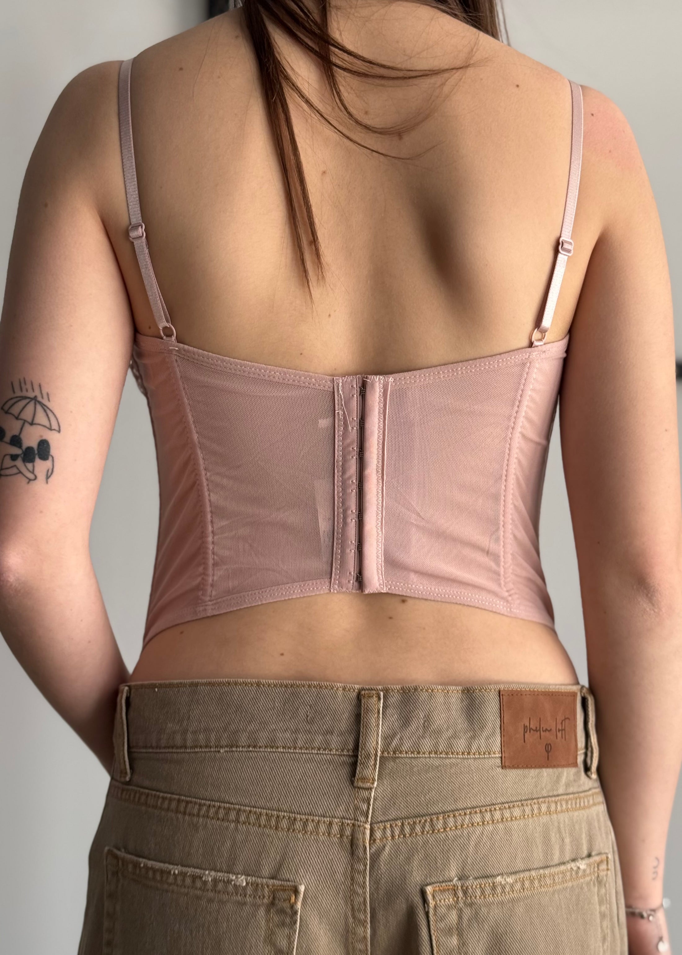 Corsetto bustier THEVICE in pizzo