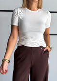 Carica l'immagine nel visualizzatore della galleria, T-shirt basic latte - ZAHJR
