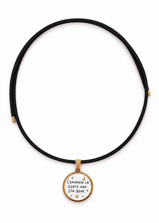 Cordino per collana nero