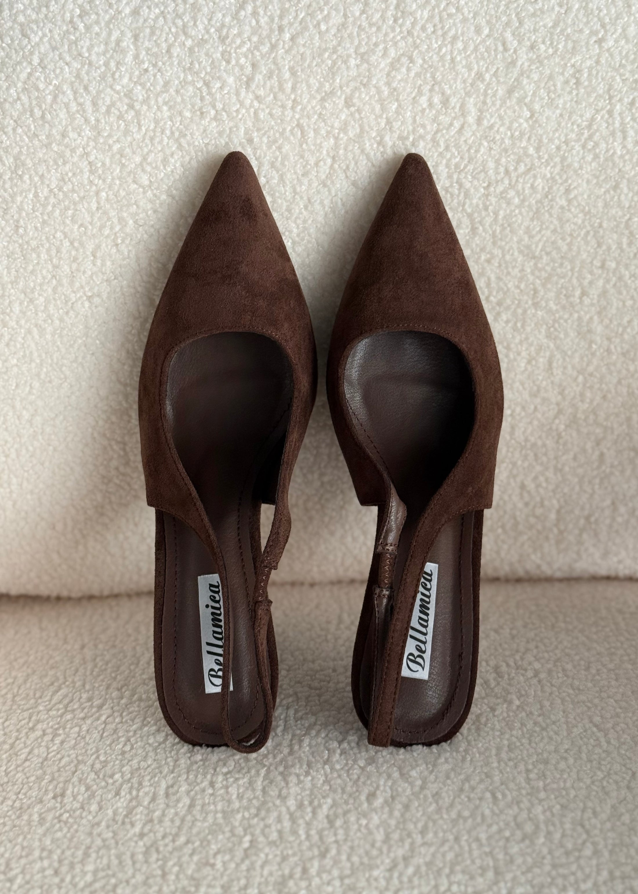 Décolleté Slingback THEVICE in suede moro