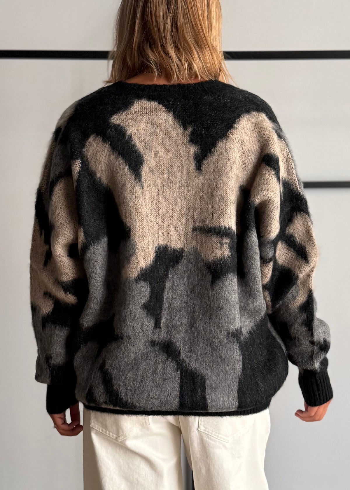 Cardigan fantasia camouflage - KONTATTO