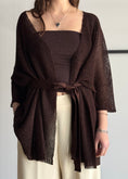 Carica l'immagine nel visualizzatore della galleria, Kimono KONTATTO in lurex moro
